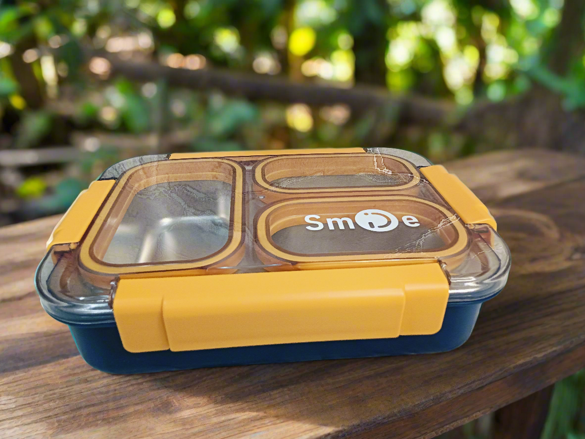 Kids Stainless Steel Lunch Box Orange